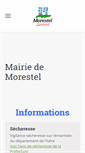 Mobile Screenshot of morestel.fr